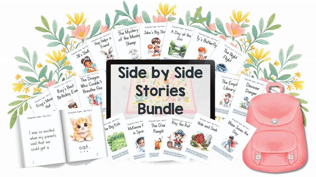 Side by Side Stories Bundle | 62 Learn to Read Books