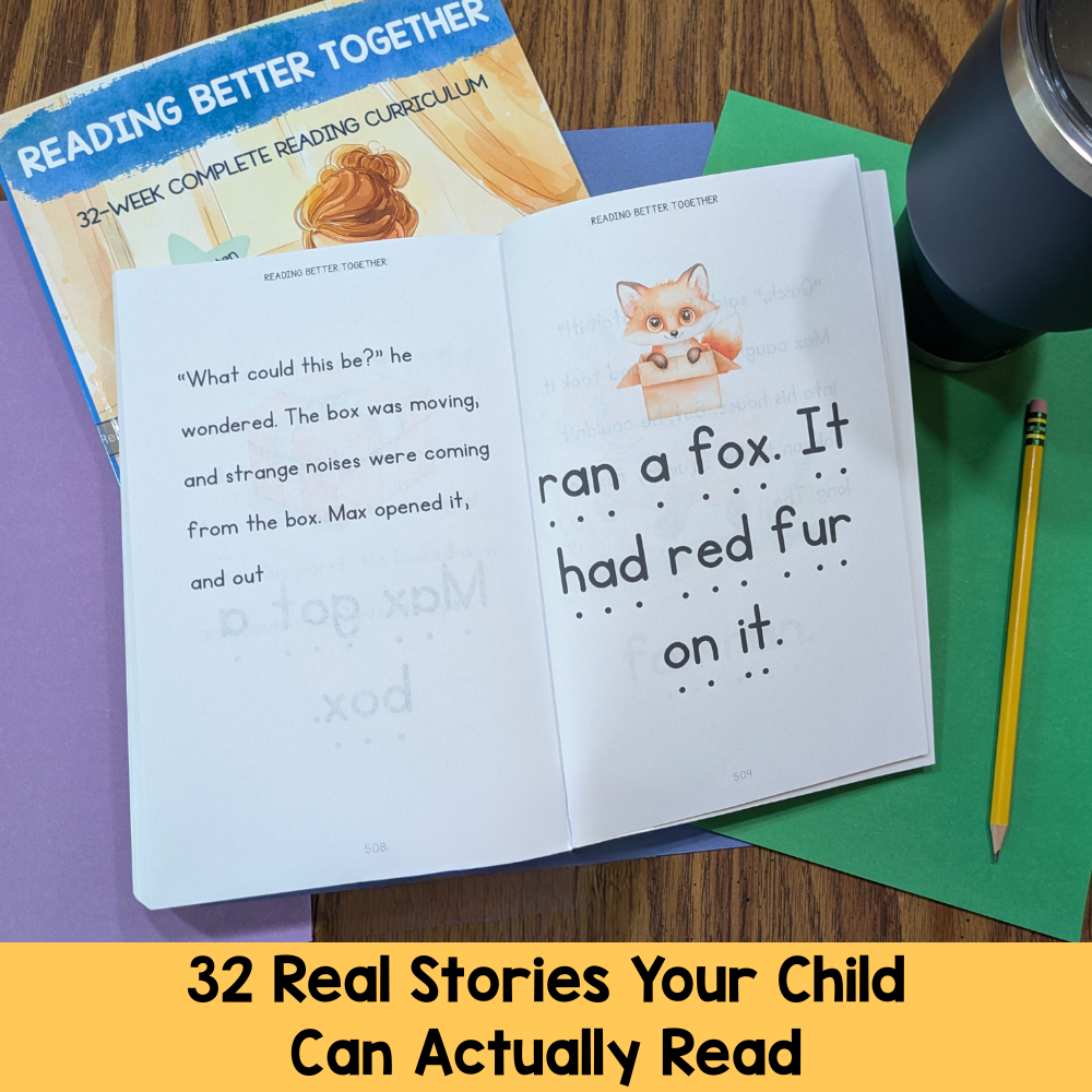 Reading Better Together Kindergarten Bundle - 32 Week Complete Curriculum + Side by Side Stories Anthology + Digital Bonus Vault FREE Bonus