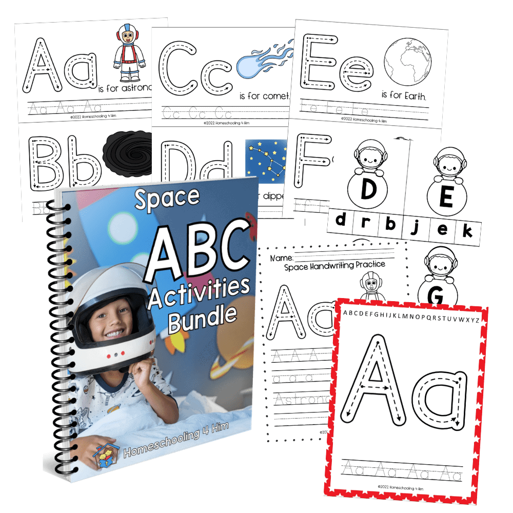 Outer Space Alphabet Activities Bundle