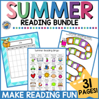 Summer Reading Trackers and Games Bundle