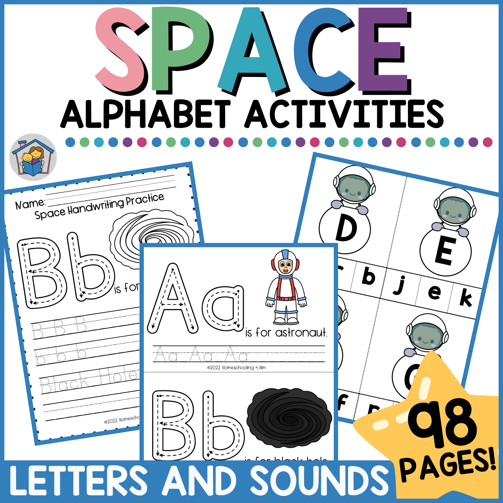 Outer Space Alphabet Activities Bundle